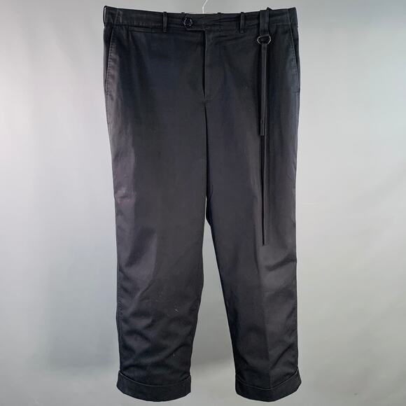 CRAIG GREEN Size L Navy Polyester Cotton Twill Straight Casual Pants - Picture 1 of 7